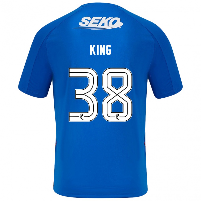 Niño Camiseta Leon King #38 Azul Oscuro 1ª Equipación 2024/25 La Camisa Perú