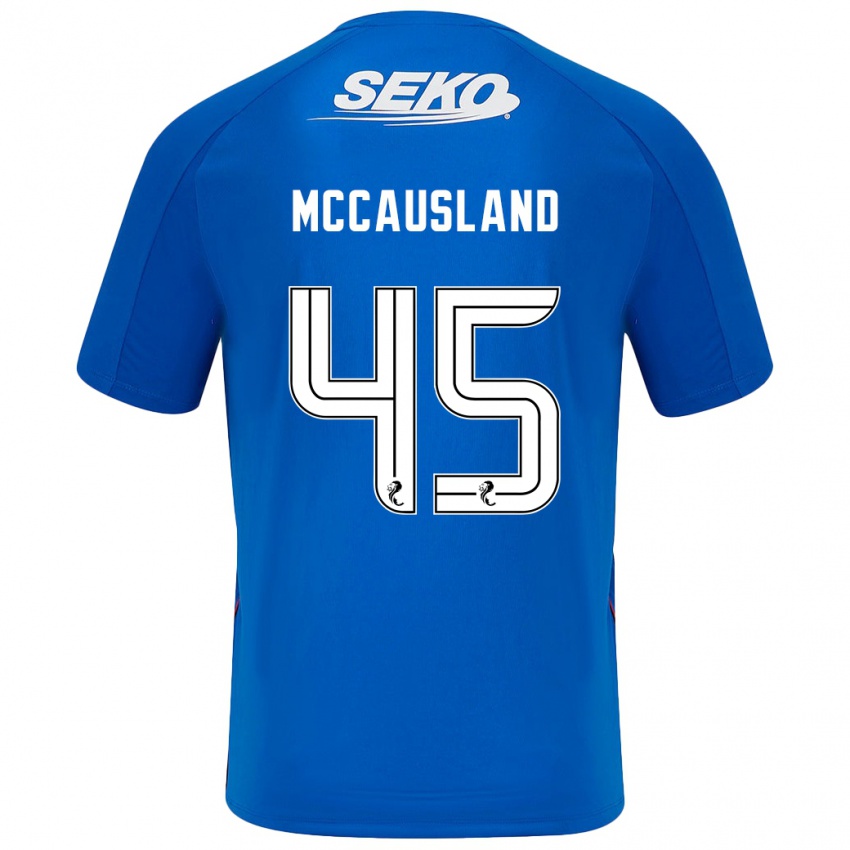 Niño Camiseta Ross Mccausland #45 Azul Oscuro 1ª Equipación 2024/25 La Camisa Perú