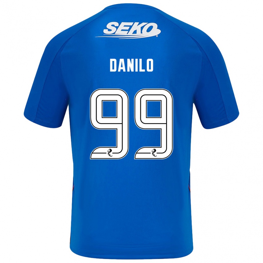 Niño Camiseta Danilo #99 Azul Oscuro 1ª Equipación 2024/25 La Camisa Perú