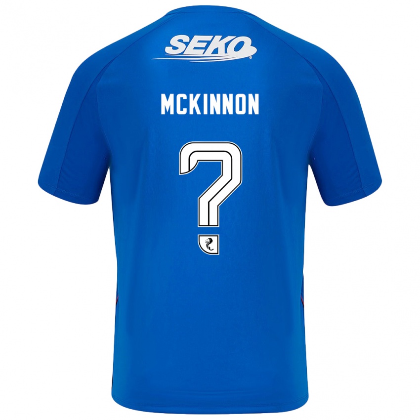 Niño Camiseta Cole Mckinnon #0 Azul Oscuro 1ª Equipación 2024/25 La Camisa Perú