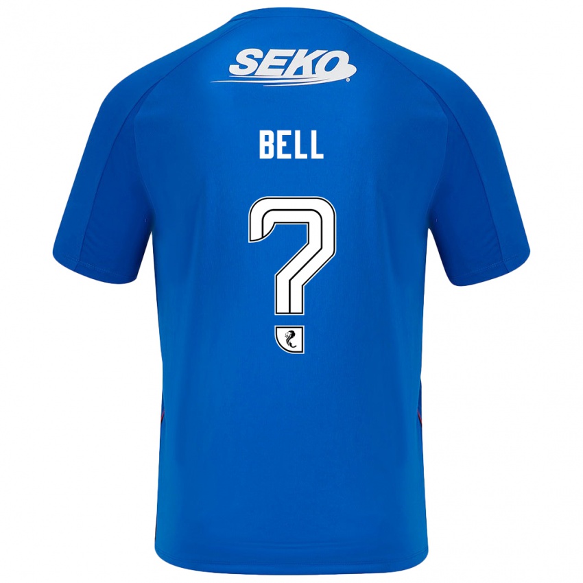 Niño Camiseta Cameron Bell #0 Azul Oscuro 1ª Equipación 2024/25 La Camisa Perú