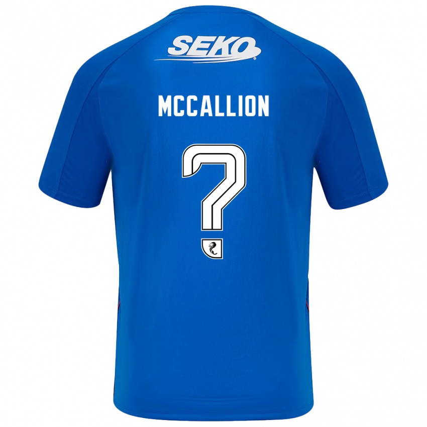 Niño Camiseta Aiden Mccallion #0 Azul Oscuro 1ª Equipación 2024/25 La Camisa Perú