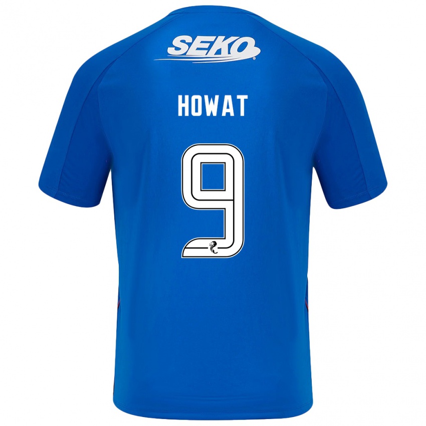 Niño Camiseta Kirsty Howat #9 Azul Oscuro 1ª Equipación 2024/25 La Camisa Perú