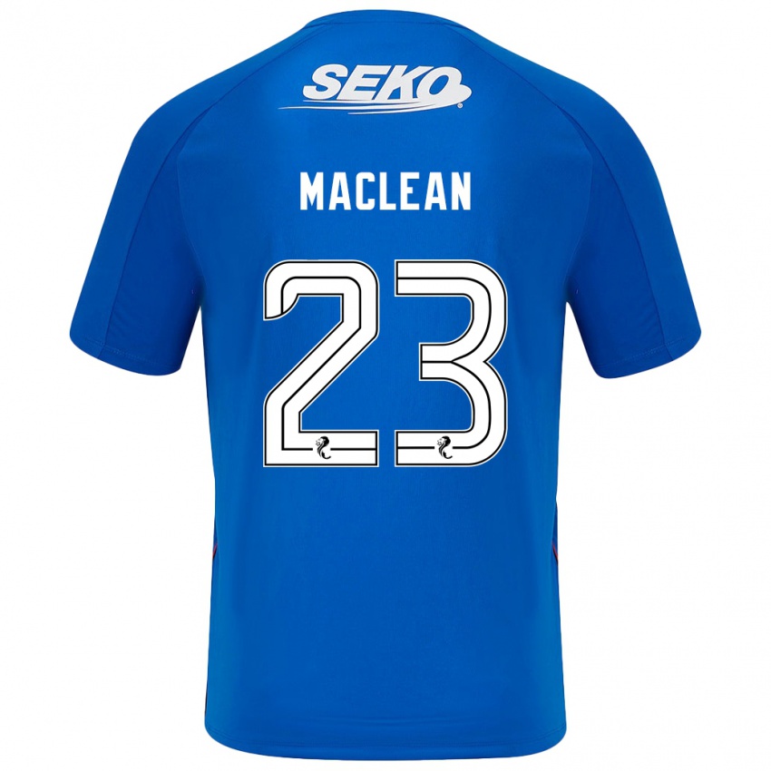 Niño Camiseta Kirsty Maclean #23 Azul Oscuro 1ª Equipación 2024/25 La Camisa Perú