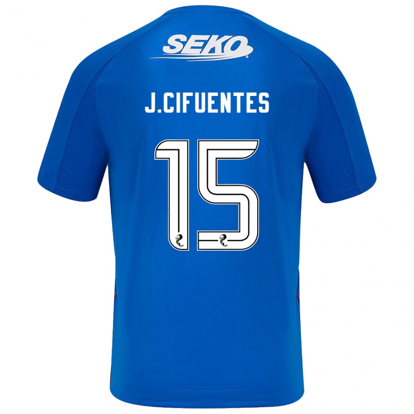 Niño Camiseta José Cifuentes #15 Azul Oscuro 1ª Equipación 2024/25 La Camisa Perú