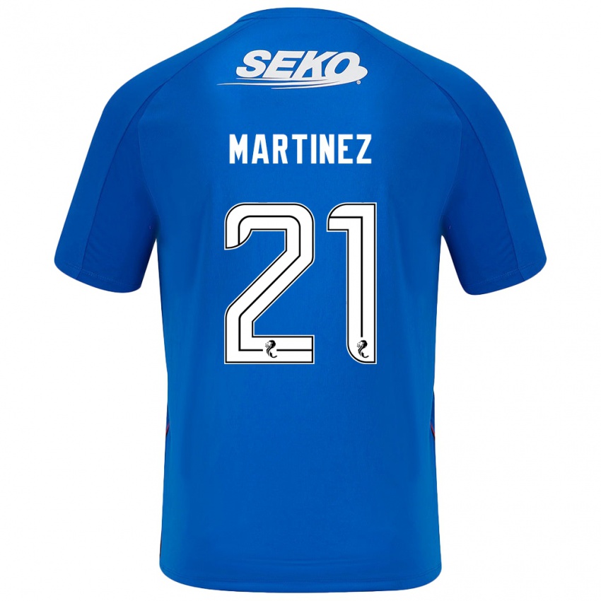 Niño Camiseta Lisa Martinez #21 Azul Oscuro 1ª Equipación 2024/25 La Camisa Perú