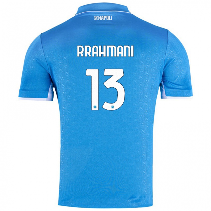 Niño Camiseta Amir Rrahmani #13 Azul Cielo 1ª Equipación 2024/25 La Camisa Perú