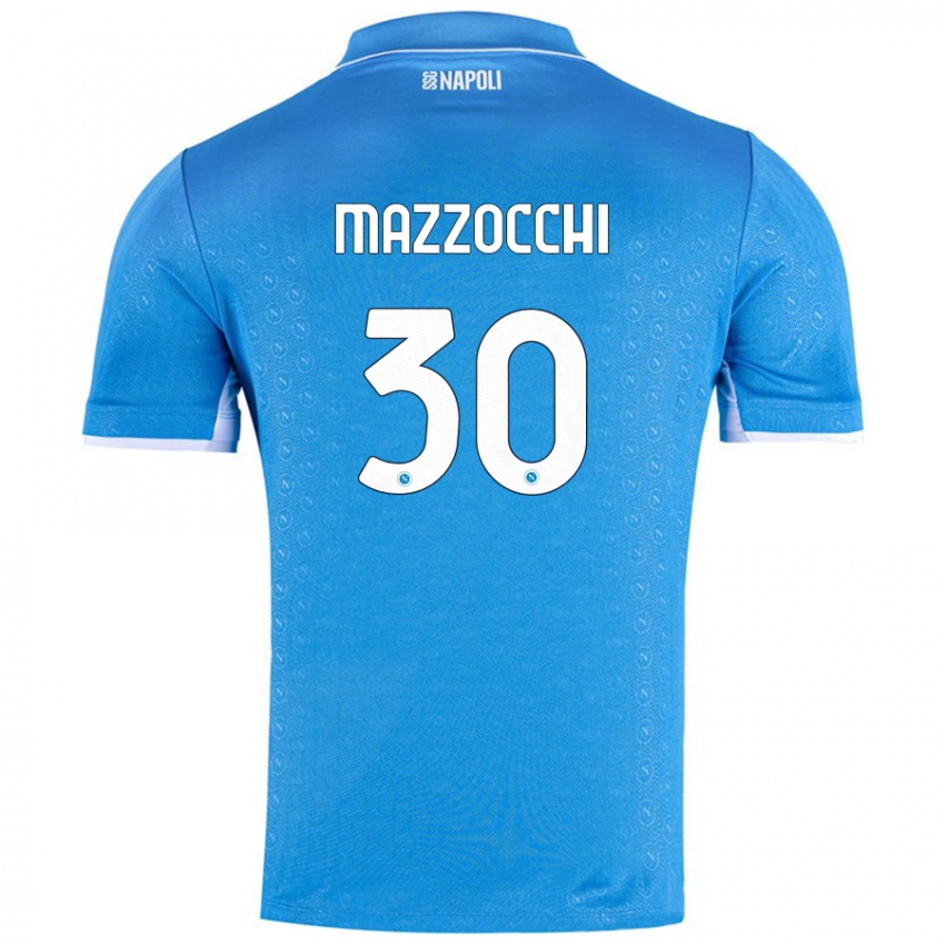 Niño Camiseta Pasquale Mazzocchi #30 Azul Cielo 1ª Equipación 2024/25 La Camisa Perú