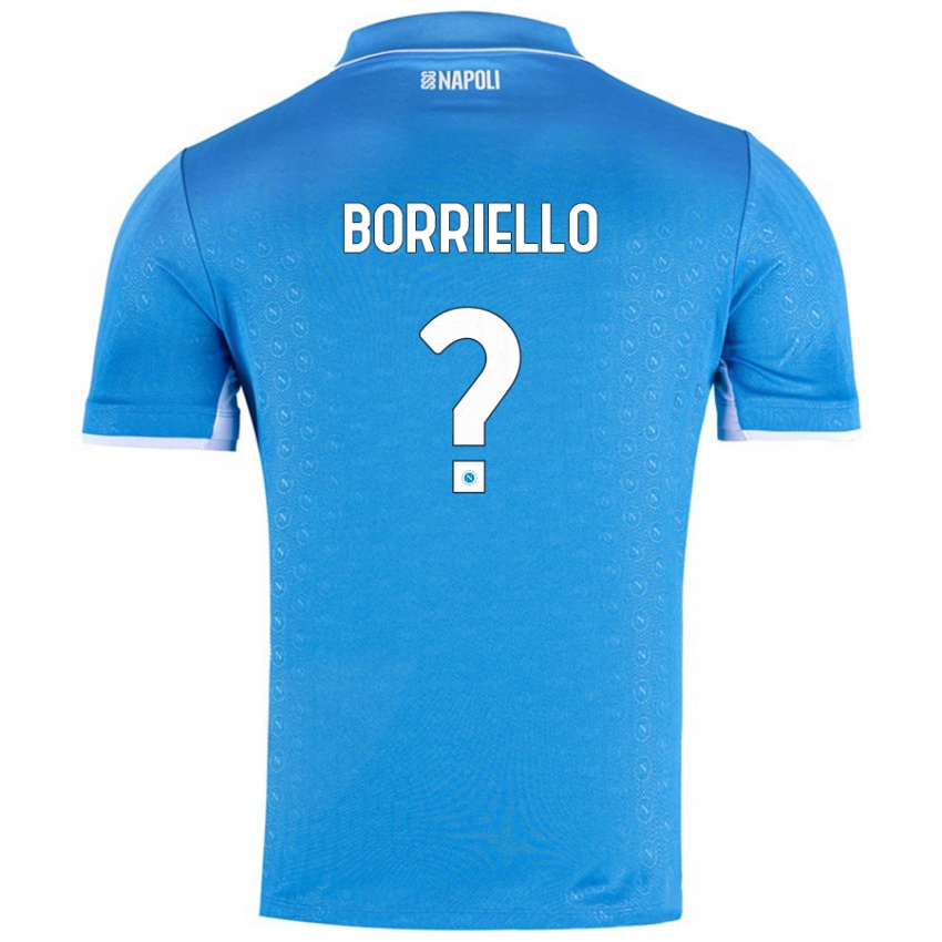 Niño Camiseta Salvatore Borriello #0 Azul Cielo 1ª Equipación 2024/25 La Camisa Perú