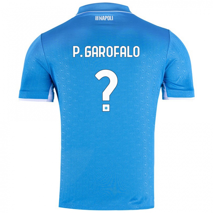 Niño Camiseta Pasquale Garofalo #0 Azul Cielo 1ª Equipación 2024/25 La Camisa Perú