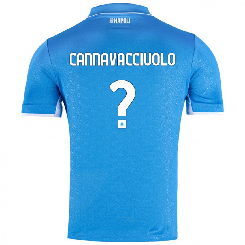 Niño Camiseta Luigi Pio Cannavacciuolo #0 Azul Cielo 1ª Equipación 2024/25 La Camisa Perú