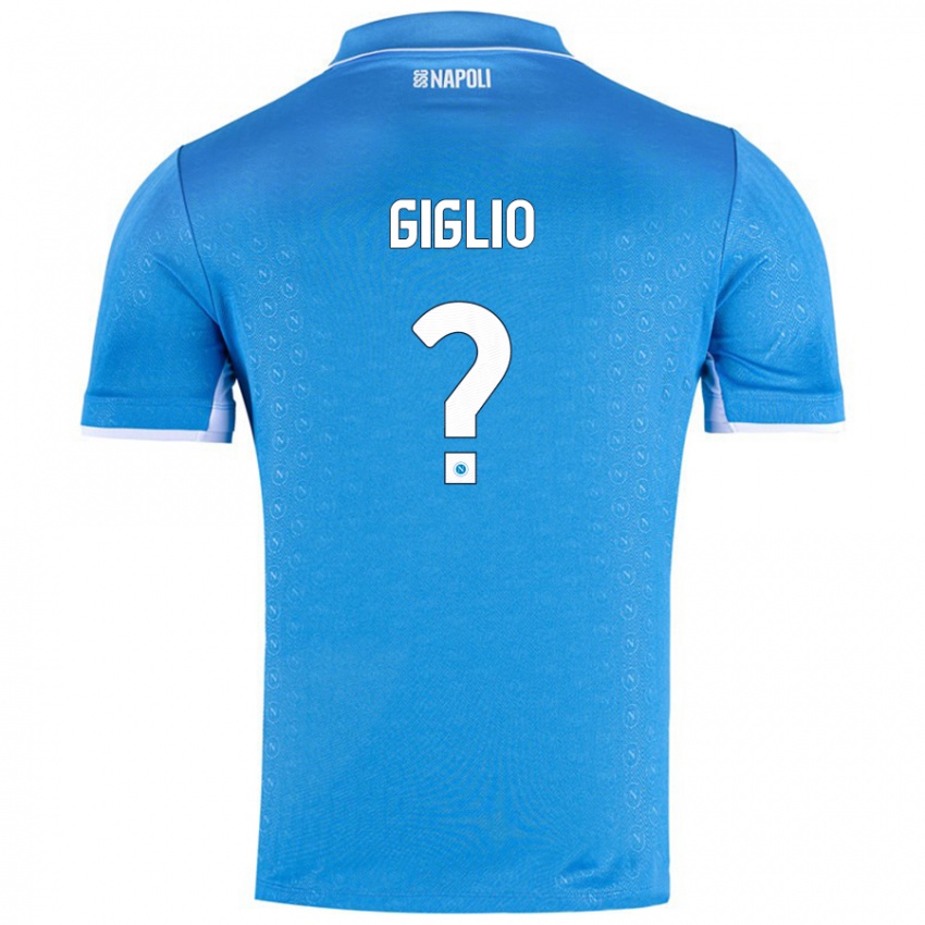 Niño Camiseta Angelo Giglio #0 Azul Cielo 1ª Equipación 2024/25 La Camisa Perú