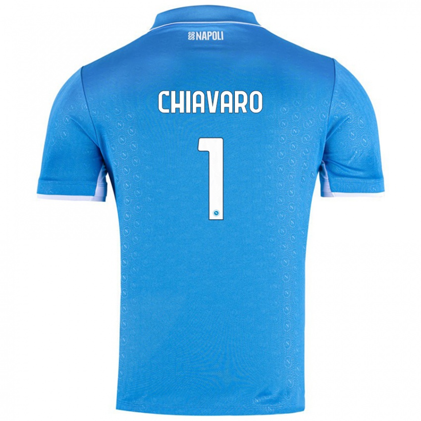 Niño Camiseta Kelly Chiavaro #1 Azul Cielo 1ª Equipación 2024/25 La Camisa Perú