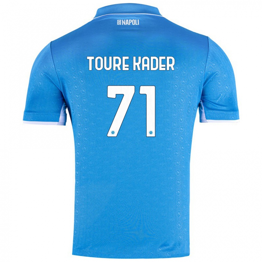 Niño Camiseta Aziz Toure Kader #71 Azul Cielo 1ª Equipación 2024/25 La Camisa Perú