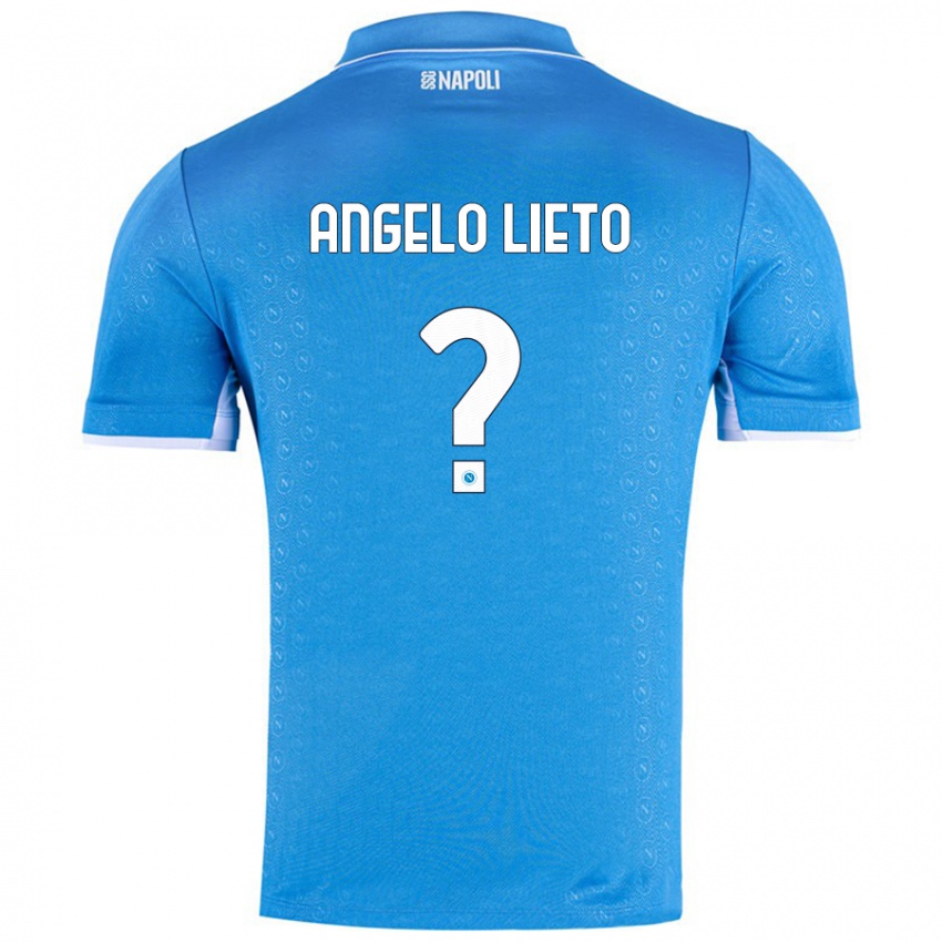 Niño Camiseta Angelo Lieto #0 Azul Cielo 1ª Equipación 2024/25 La Camisa Perú