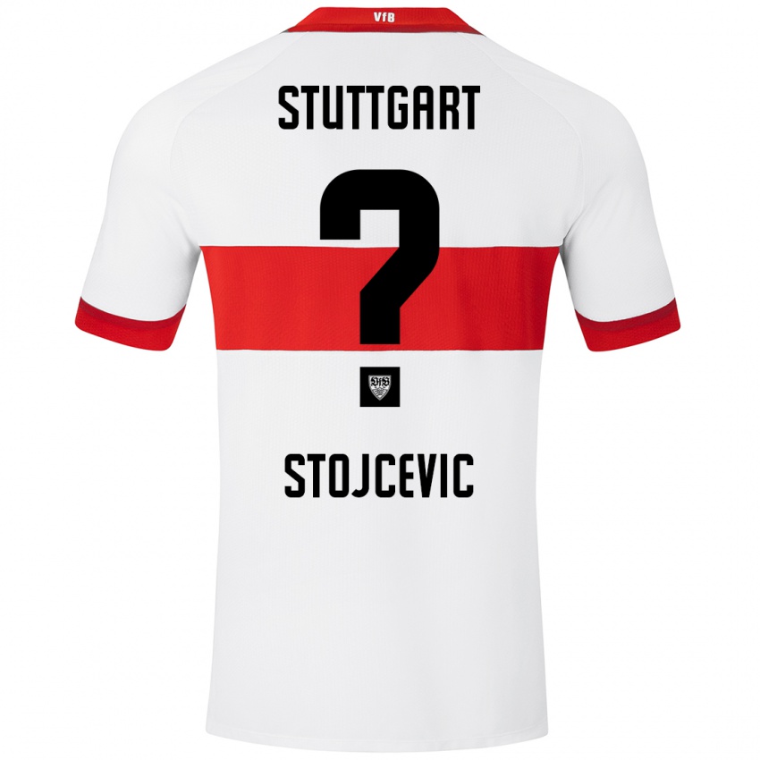 Niño Camiseta Martin Stojcevic #0 Blanco Rojo 1ª Equipación 2024/25 La Camisa Perú