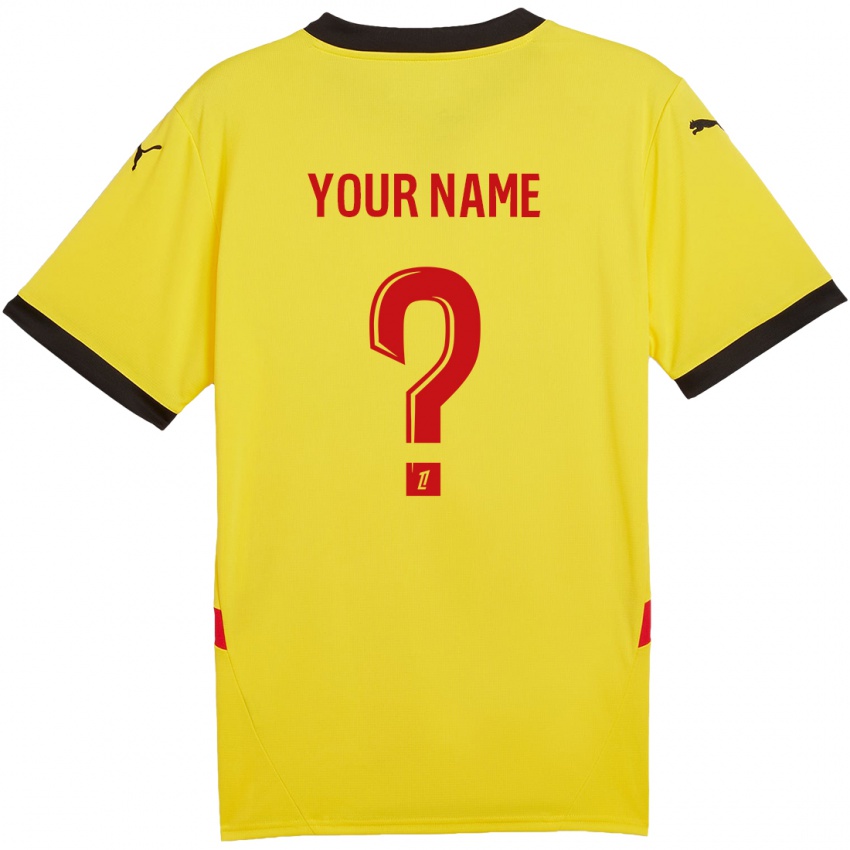 Niño Camiseta Ihren Namen #0 Amarillo Rojo 1ª Equipación 2024/25 La Camisa Perú