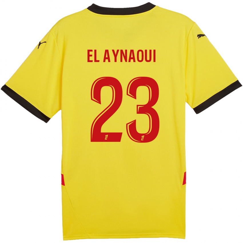 Niño Camiseta Neil El Aynaoui #23 Amarillo Rojo 1ª Equipación 2024/25 La Camisa Perú