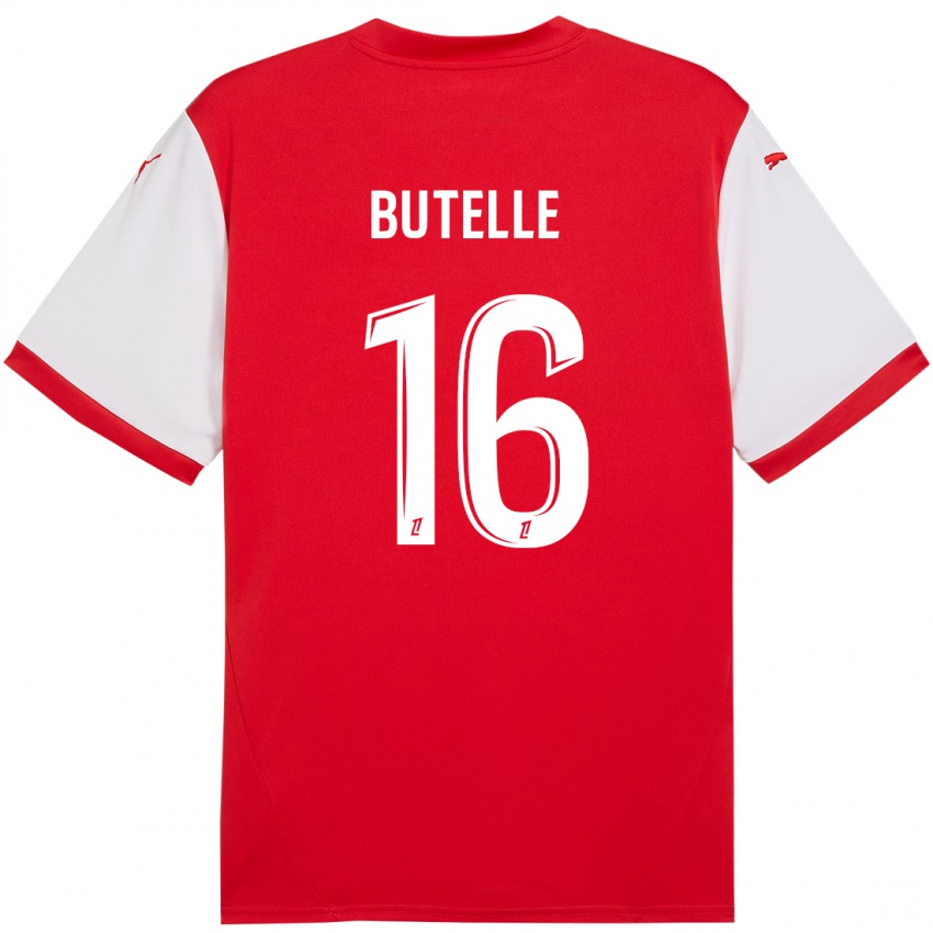 Niño Camiseta Ludovic Butelle #16 Rojo Blanco 1ª Equipación 2024/25 La Camisa Perú