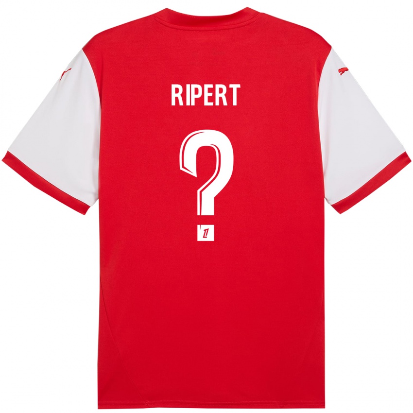 Niño Camiseta Léo Ripert #0 Rojo Blanco 1ª Equipación 2024/25 La Camisa Perú