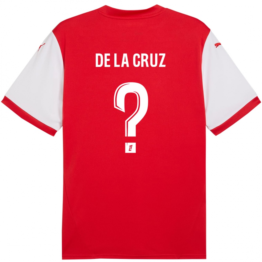 Niño Camiseta Maiky De La Cruz #0 Rojo Blanco 1ª Equipación 2024/25 La Camisa Perú