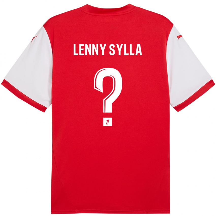 Niño Camiseta Lenny Sylla #0 Rojo Blanco 1ª Equipación 2024/25 La Camisa Perú