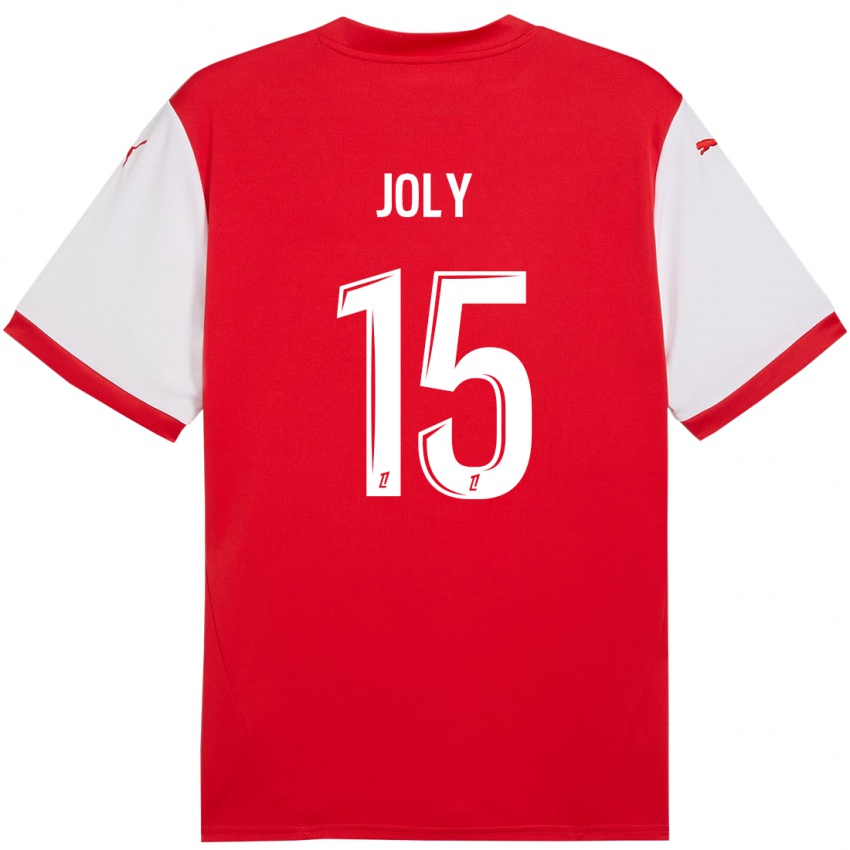 Niño Camiseta Lou-Ann Joly #15 Rojo Blanco 1ª Equipación 2024/25 La Camisa Perú