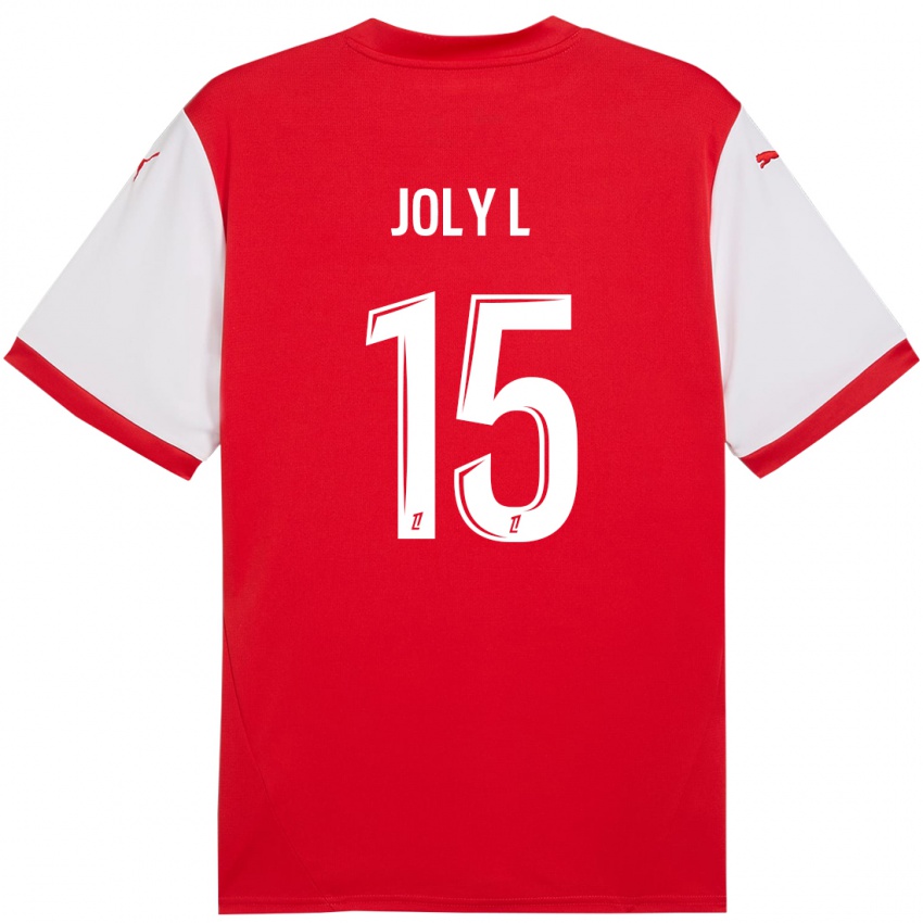 Niño Camiseta Lou Ann Joly #15 Rojo Blanco 1ª Equipación 2024/25 La Camisa Perú