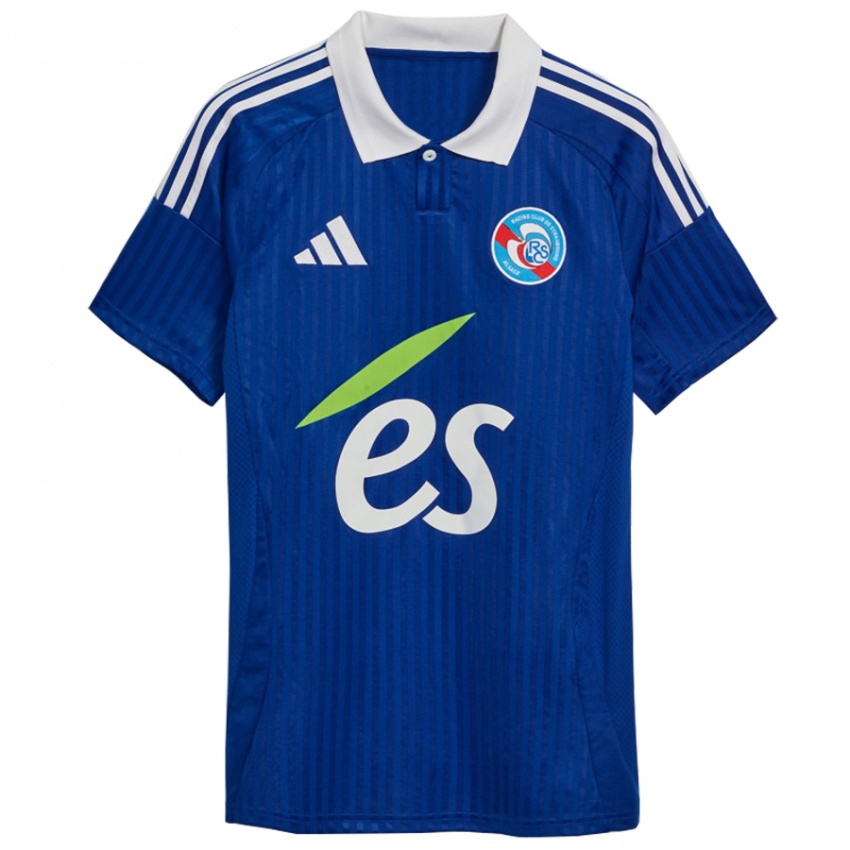 Niño Camiseta Nordine Kandil #21 Azul Blanco 1ª Equipación 2024/25 La Camisa Perú