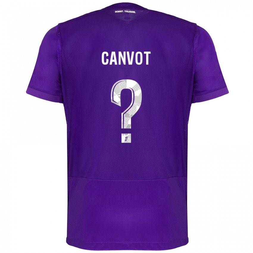 Niño Camiseta Jaydee Canvot #0 Morado Blanco 1ª Equipación 2024/25 La Camisa Perú