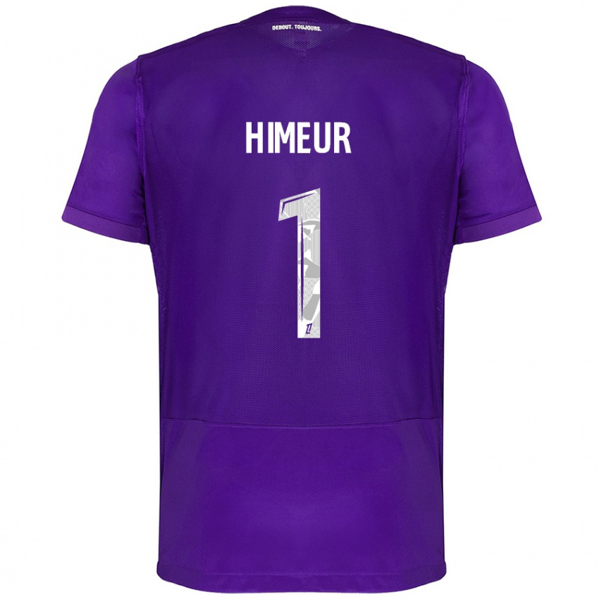 Niño Camiseta Thomas Himeur #1 Morado Blanco 1ª Equipación 2024/25 La Camisa Perú