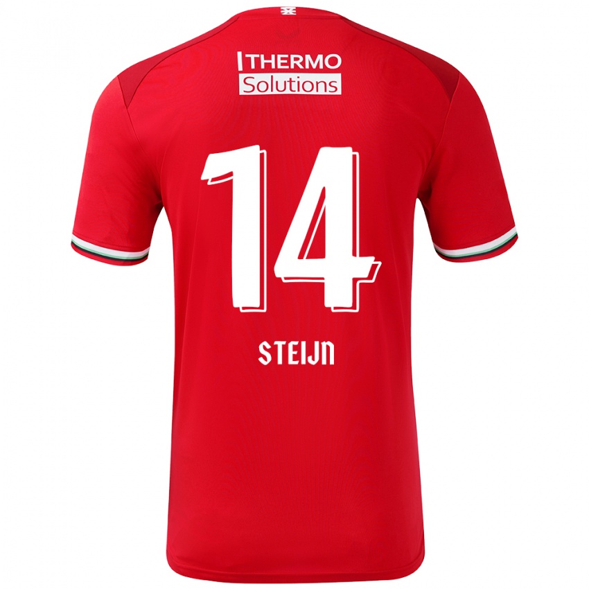 Niño Camiseta Sem Steijn #14 Rojo Blanco 1ª Equipación 2024/25 La Camisa Perú