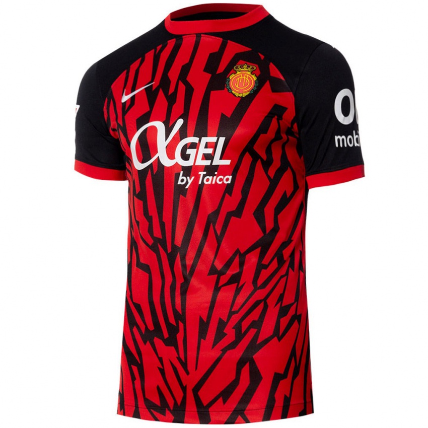 Niño Camiseta Ismael Ezzary #0 Negro Rojo 1ª Equipación 2024/25 La Camisa Perú