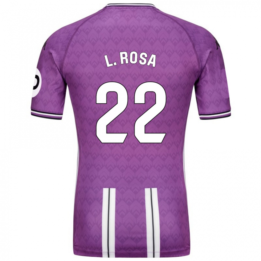 Niño Camiseta Lucas Rosa #22 Púrpura Blanco 1ª Equipación 2024/25 La Camisa Perú