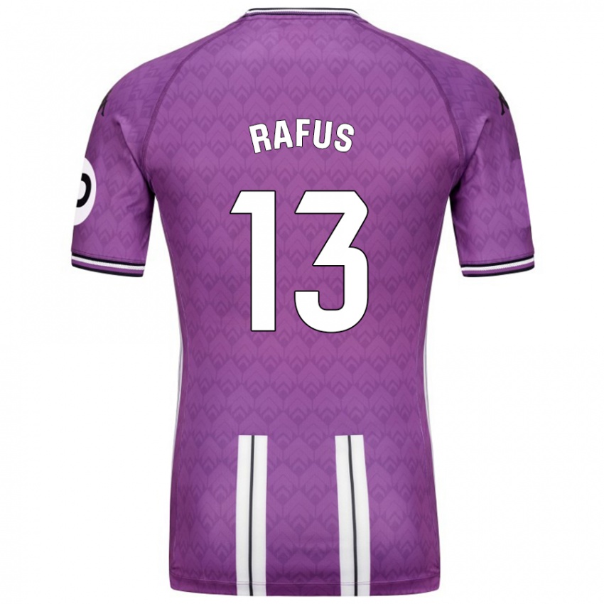 Niño Camiseta Arnau Rafus #13 Púrpura Blanco 1ª Equipación 2024/25 La Camisa Perú