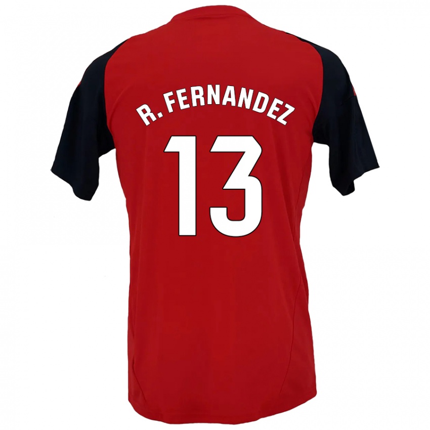 Niño Camiseta Raúl Fernández #13 Rojo Negro 1ª Equipación 2024/25 La Camisa Perú