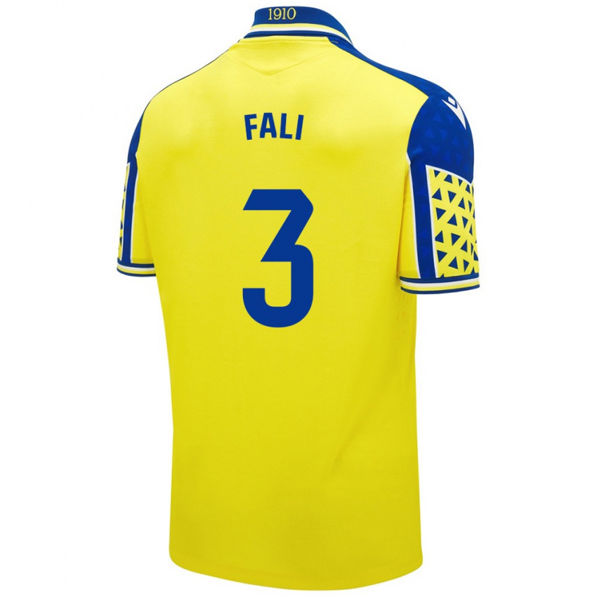 Niño Camiseta Fali #3 Amarillo Azul 1ª Equipación 2024/25 La Camisa Perú