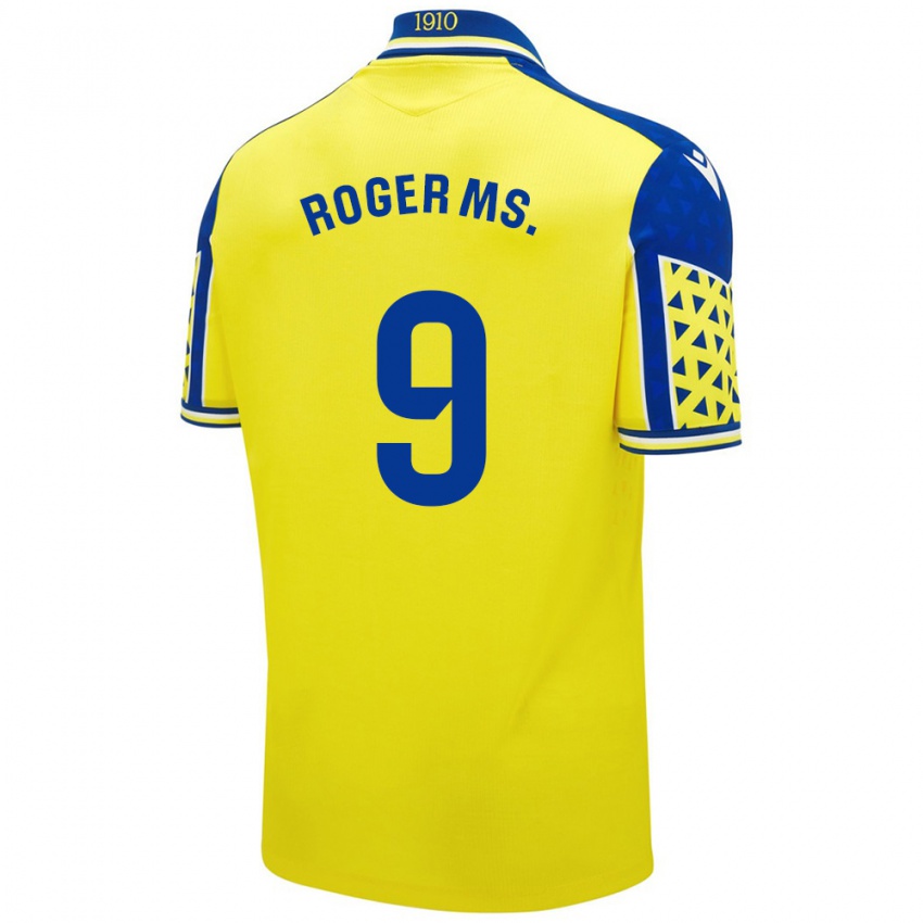 Niño Camiseta Roger Martí #9 Amarillo Azul 1ª Equipación 2024/25 La Camisa Perú