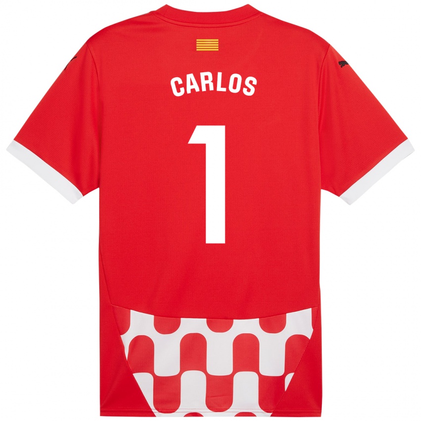 Niño Camiseta Juan Carlos #1 Rojo Blanco 1ª Equipación 2024/25 La Camisa Perú