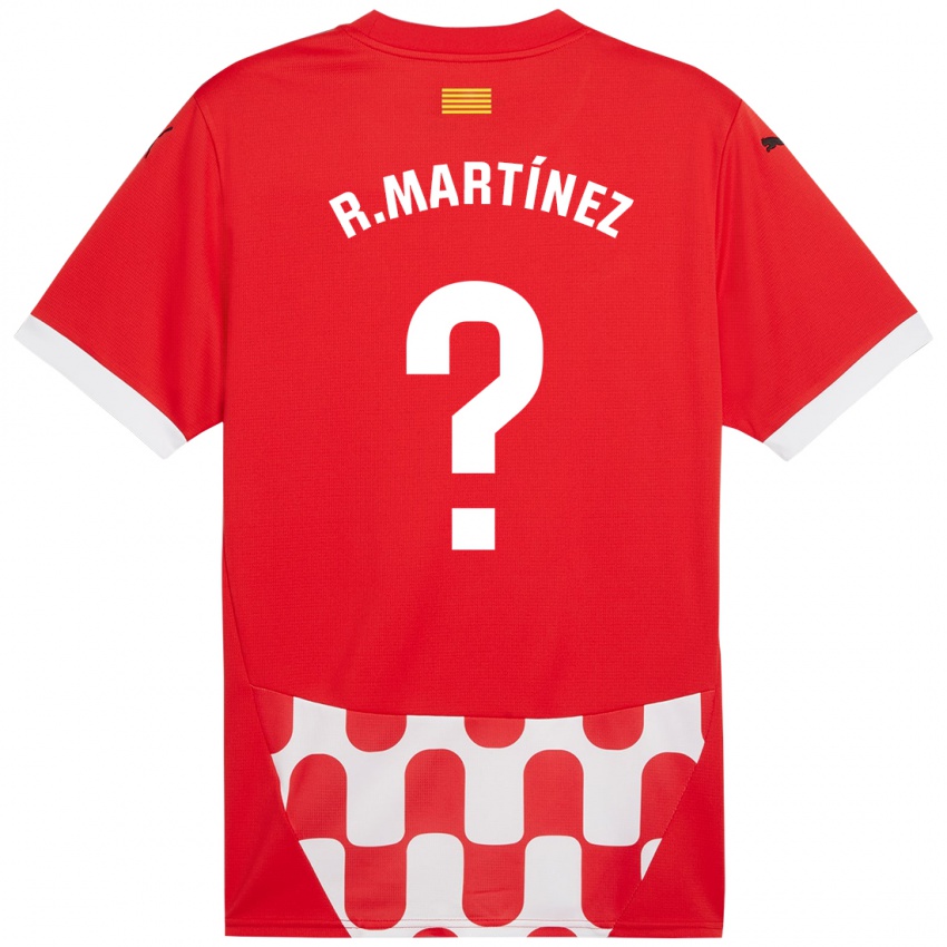 Niño Camiseta Raúl Martínez #0 Rojo Blanco 1ª Equipación 2024/25 La Camisa Perú