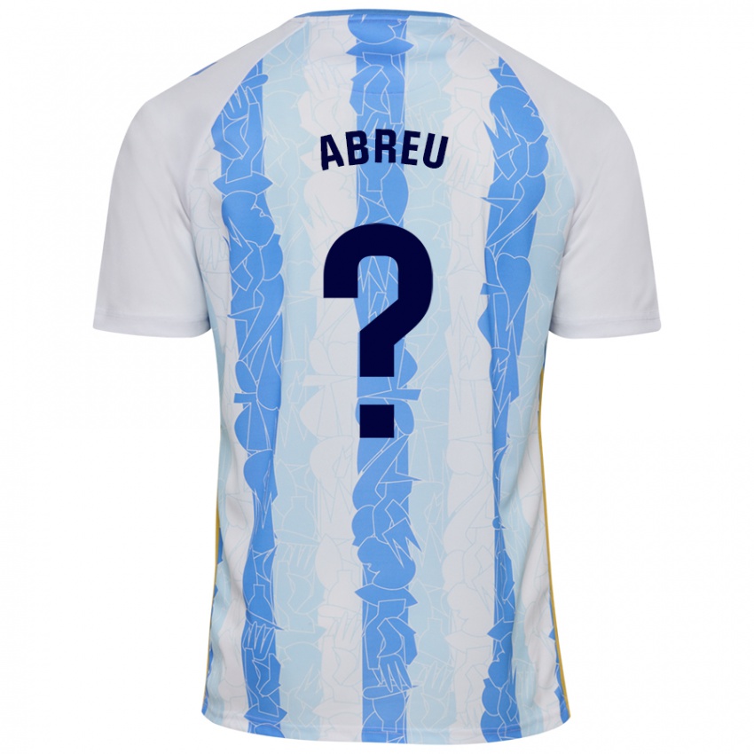 Niño Camiseta Marco Abreu #0 Blanco Azul 1ª Equipación 2024/25 La Camisa Perú