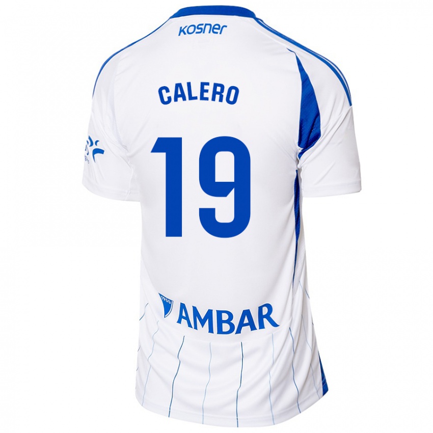 Niño Camiseta Iván Calero #19 Rojo Blanco 1ª Equipación 2024/25 La Camisa Perú