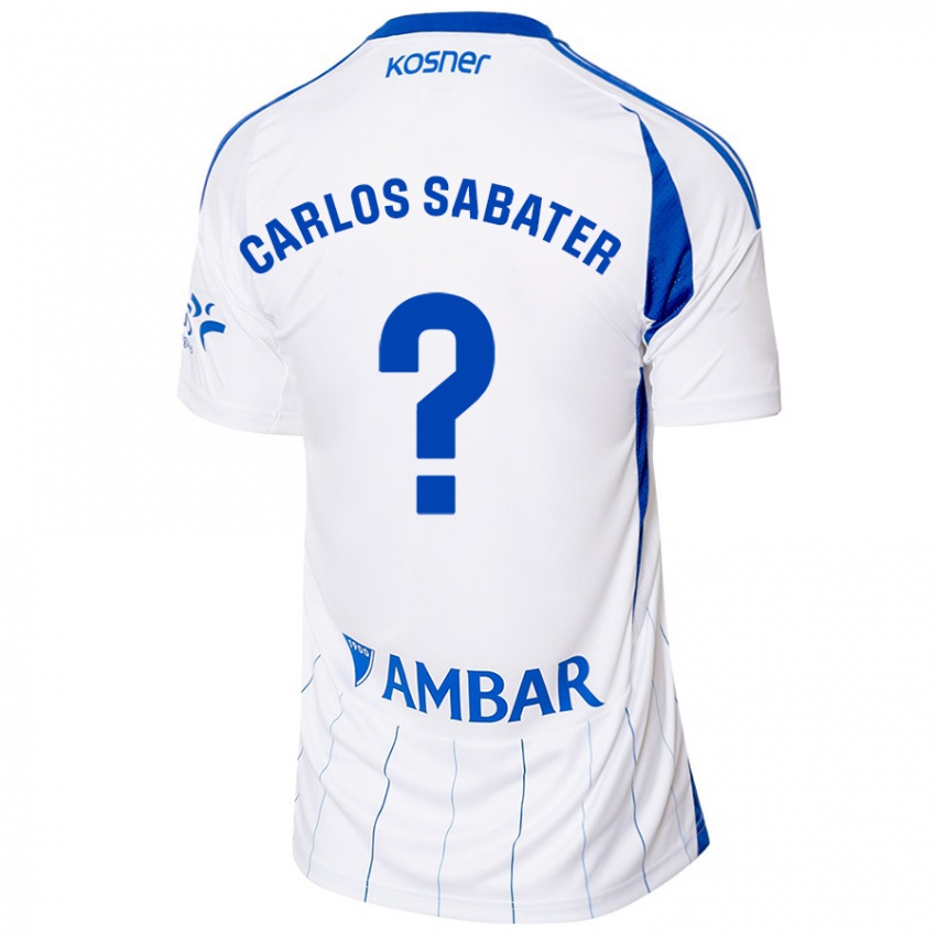 Niño Camiseta Juan Carlos Sabater #0 Rojo Blanco 1ª Equipación 2024/25 La Camisa Perú