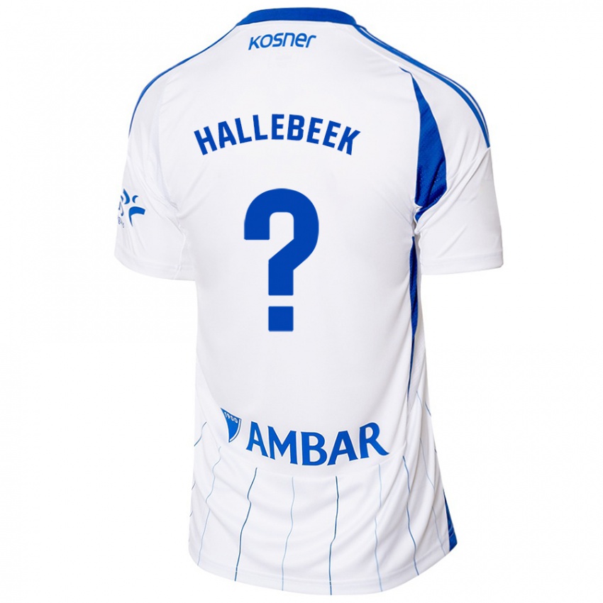 Niño Camiseta Boaz Hallebeek #0 Rojo Blanco 1ª Equipación 2024/25 La Camisa Perú