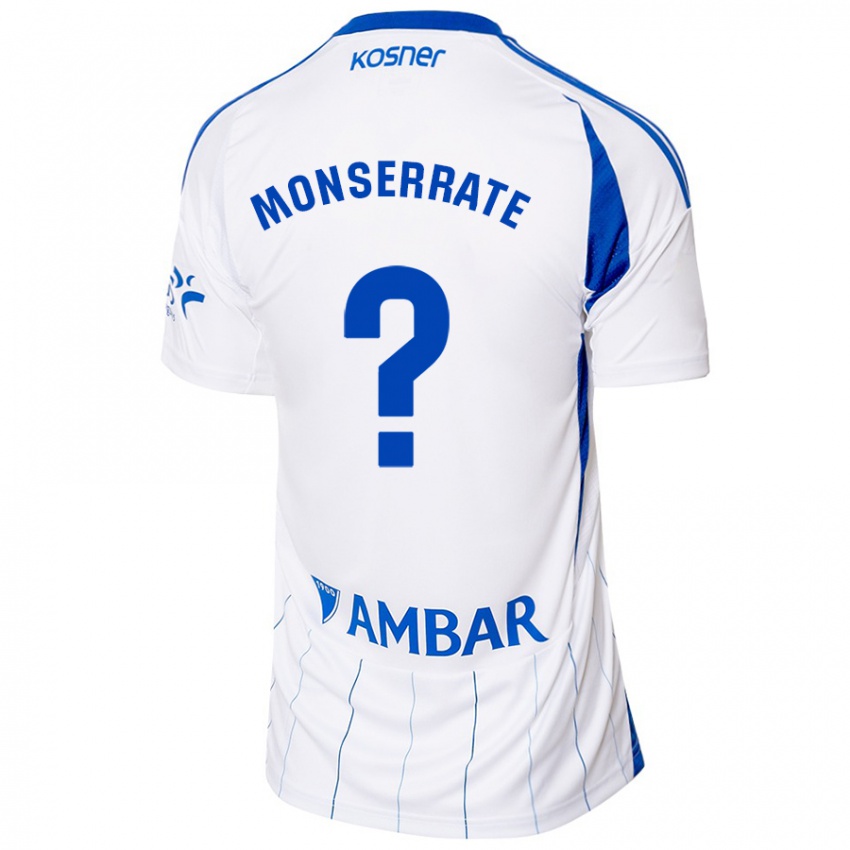 Niño Camiseta Jano Monserrate #0 Rojo Blanco 1ª Equipación 2024/25 La Camisa Perú