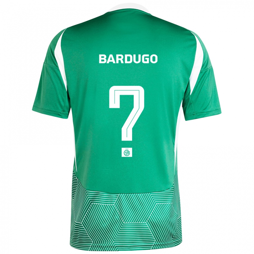 Niño Camiseta Ariel Bardugo #0 Verde Blanco 1ª Equipación 2024/25 La Camisa Perú