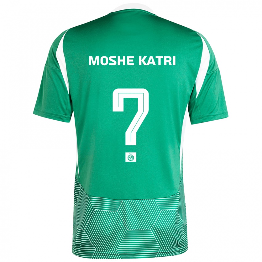 Niño Camiseta Roy Moshe Katri #0 Verde Blanco 1ª Equipación 2024/25 La Camisa Perú