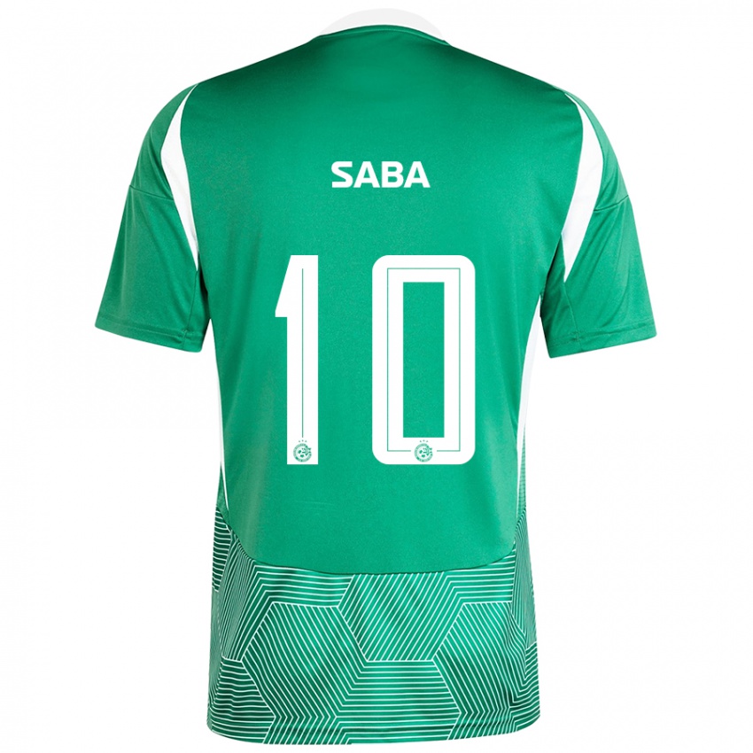 Niño Camiseta Dia Saba #10 Verde Blanco 1ª Equipación 2024/25 La Camisa Perú