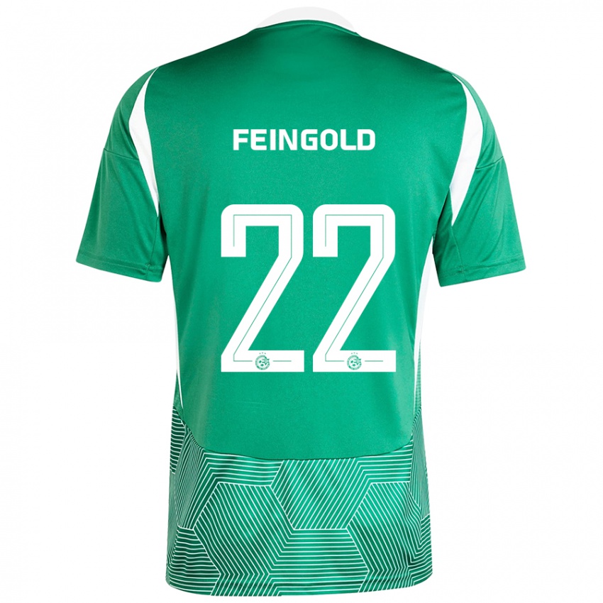 Niño Camiseta Ilay Feingold #22 Verde Blanco 1ª Equipación 2024/25 La Camisa Perú