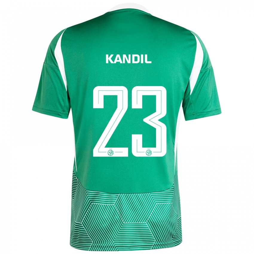 Niño Camiseta Maor Kandil #23 Verde Blanco 1ª Equipación 2024/25 La Camisa Perú